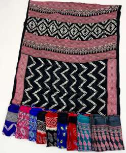 Floral Satin Georgette Sarees Ajrakh and Digital Print for All Occasions with 10 Available Colours and Ethnic <b>Bandanas</b> - Product Image 6