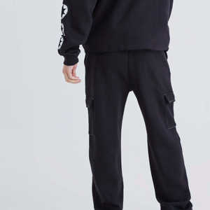 Ensemble de survêtements streetwear d'hiver pour hommes, pantalon cargo à capuche, nouveau design, grande taille, 100% coton imprimé - Product Image 3