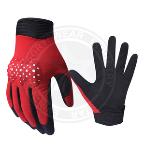 Guantes de Ciclismo Transpirables de Cuero/Fibra de Carbono Personalizados de Alta Calidad, Modelo Deportivo Star Evinced AY-NR-1005 para Exteriores - Product Image 5