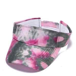 Visera Deportiva de Protección Multicolor para Mujer, Visera Deportiva Transpirable, Visera Personalizada con Estampado Tie Dye - Product Image 5