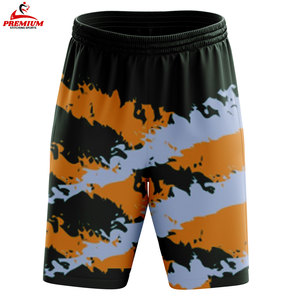 Manufacturer Custom logo High Quality Polyester Sublimation Printed <b>Men</b> Custom Mesh <b>Shorts</b> - Product Image 3