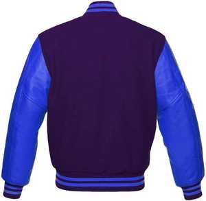 Manufacturer Wholesale Men's Single-Breasted Varsity Jacket Stand <b>Hoodie</b> Letter Graphic High Quality <b>Thin</b> Winter University - Product Image 3