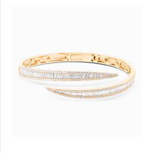 Pulsera de tenis de oro amarillo de 14 quilates con diamantes redondos cultivados en laboratorio, claridad DEF VVS VS, joyería para mujer, 18 gramos, proveedor OEM, directo de fábrica - Product Image 2