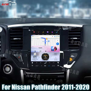 AuCar 10.4 "Android 13 Tesla tarzı ekran araba Stereo Video <span class=keywords><strong>DVD</strong></span> OYNATICI <span class=keywords><strong>Nissan</strong></span> <span class=keywords><strong>Pathfinder</strong></span> 2011-2020 için GPS navigasyon araba radyo - Product Image 3