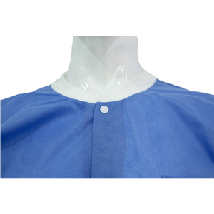 Venta al por mayor de calidad superior de manga corta logotipo personalizado médico enfermera Hospital uniformes bata de laboratorio blanco - Product Image 5