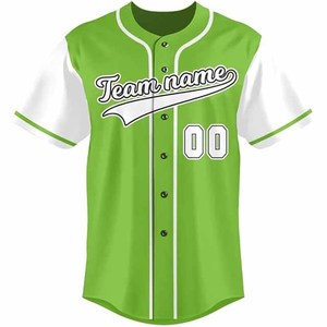 Baseball Jersey Sports Team Uniform Wedding Jerseys Gifts for Men Women Customized Team Names 100% Polyester Windproof Four-Way - Product Image 3