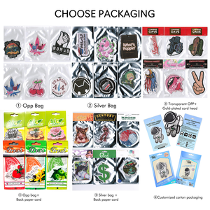 Désodorisant de voiture en papier suspendu de haute qualité, longue durée, parfum intense, logo personnalisé, forme découpée sur mesure - Product Image 2