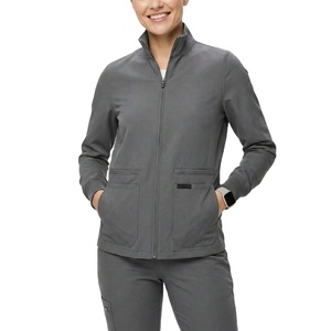 Blouses médicales à prix de gros, fermeture éclair intégrale, multi-poches, design personnalisé, logo sur mesure, uniformes pour médecins et infirmières - Product Image 1