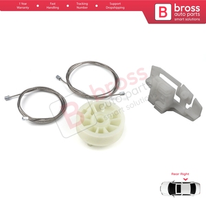 Juego de reparación de regulador de ventanilla eléctrica BWR500, puerta trasera derecha para Scenic Grand Scenic MK2 JM0/1 2003-2009 4/5 puerta 8200118857 - Product Image 3