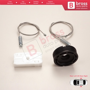 BWR1010 + ชุดซ่อมกระจก BWR5151, ด้านหลังสำหรับ XK8 XKR X100 1997-2006 Coupe เปิดประทุน C2N3913 C2N3914 - Product Image 5
