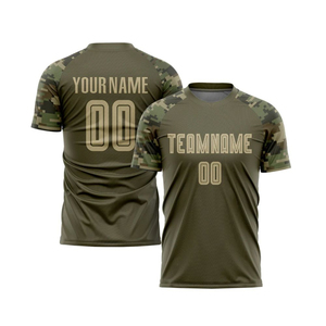 เสื้อฟุตบอลผ้าฝ้าย 100% พิมพ์ลายดิจิทัลสำหรับการแข่งขันฟุตบอล แขนสั้น ระบายอากาศได้ดี แห้งเร็ว ชุดทีมสำหรับสโมสร - Product Image 1