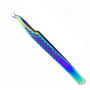 แหนบต่อขนตาสีฟ้าแหนบสแตนเลส - Product Image 6