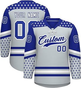 Ensemble d'uniformes de hockey sur glace personnalisés maillots et pantalons respirants à séchage rapide pour jeunes hommes femmes équipes fournisseur de vêtements de sport OEM - Product Image 1
