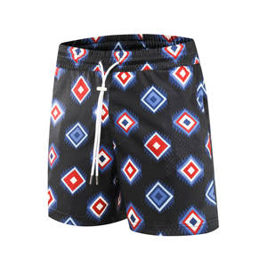 Marque privée personnalisée Short de basket-ball pour hommes de grande taille, solide, maille respirante à séchage rapide, vêtements de rue, style sportif - Product Image 3
