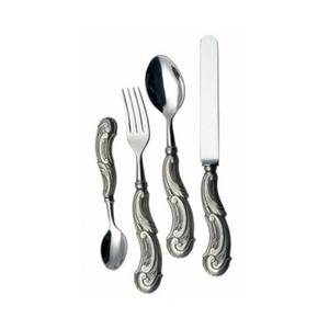 Ensemble de couverts écologiques en acier inoxydable de 3 pièces élégant ton argent or poli poignées lavables au lave-vaisselle pour les restaurants - Product Image 5