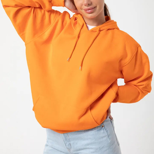 Sudadera con Capucha Personalizada para Mujer, de Invierno, de Algodón y Felpa, de Manga Larga, Holgada, con Bordado 3D y Estampado Frontal - Product Image 6