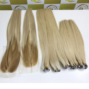 Meilleure Qualité BoneStraight Paquets de Cheveux Humains Vietnamiens Personnalisables HD Fermeture en Dentelle Piano Couleurs Légères Teintes Traitement Chimique - Product Image 6