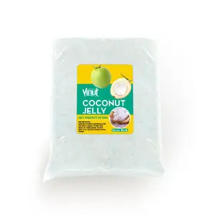 Виниловый пакет Nata de coco, 10 кг, для чая Boba, вьетнамская ферма, 8x8 мм, от производителя кокосового желе