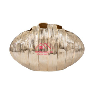 Vase Hallow pour dessus de table et décoration de mariage en or fini Vase de vente chaude Design nordique décoratif - Product Image 1