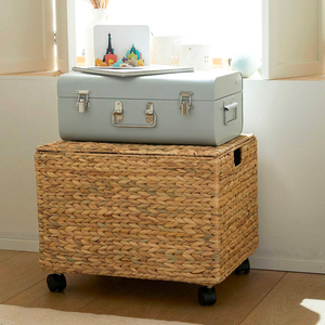 ตู้เสื้อผ้าที่สวยงามสำหรับผู้หญิงที่เก็บผักตบชวาของตกแต่งหน้าอกทำด้วยมือสำหรับห้องนอน - Product Image 2