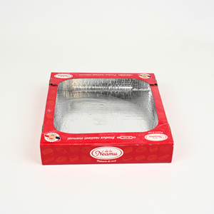 Custom Printed Window <b>Cake</b> Box with Food Grade Inner Liner Corrugated <b>Board</b> Rigid Boxes Rectangle Shape Matt Lamination - Product Image 3