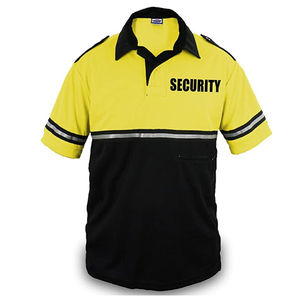 Camiseta de Trabajo de Dos Tonos para Patrulla Bicicleta con Bolsillo con Cremallera para Bolígrafo en la Manga y Franja Reflectante de Seguridad, Polo de Seguridad, Pakistán - Product Image 3