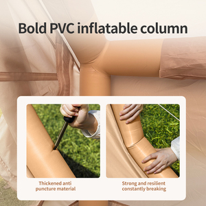 Không thấm nước UV bảo vệ nhà 300D Oxford không khí lều ngoài trời Trọng lượng nhẹ xách tay glamping 4-6 người <span class=keywords><strong>Inflatable</strong></span> hình dạng lều - Product Image 2