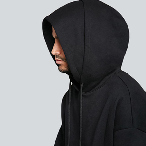 ขนแกะถักไหล่ลดลงเสื้อกันหนาวหมวกขนาดใหญ่ - Product Image 4