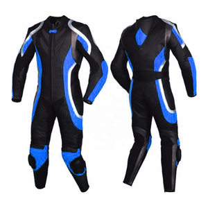 OEM personalizado CE aprobado cuero motocicleta carreras traje hombres una pieza equipo de protección directo de fábrica - Product Image 1