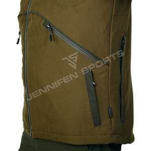 Winter Hunting Jacket Heavyweight 100% Cotton Canvas Fabric Custom LOGO Breathable Windproof Warm Outdoor Zip up Hunting <b>Clothes</b> - Product Image 4