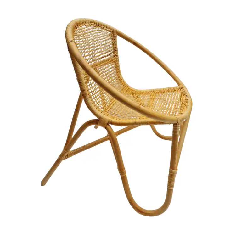 Alta Qualidade Rattan Cadeira De Jantar Top Venda Rattan Lounge Chair Para Kid Embalagem Personalizada Fabricante Vietnamita