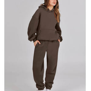Conjunto Deportivo Casual de 2 Piezas para Mujer, Cuello Alto, Otoño-Invierno, Personalizable con Letras - Product Image 6