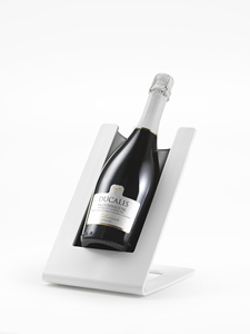 Glacière à vin italienne minimaliste haut de gamme Argento Box 6 pièces en métal et plastique pour le maintien au frais des bouteilles de vin, idéale pour les fêtes et les contextes HoReCa - Product Image 3