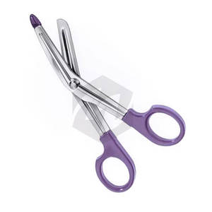 Tijeras de corte LISTER de alta calidad Tijeras universales en ángulo con sonda de 1 hoja 145 mm 5,34 Enfermeras Instrumentos médicos universales - Product Image 1