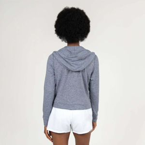 Sweat à capuche zippé personnalisé unisexe respirant anti-rétrécissement anti-rides design avant logo imprimé vêtements d'hiver pour hommes et femmes - Product Image 5