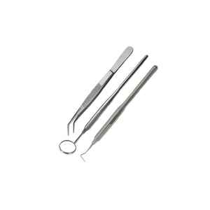 Instrumentos quirúrgicos profesionales Caronia Kit de examen dental resistente a la oxidación duradero Certificado CE Clase I 1 año de garantía - Product Image 1
