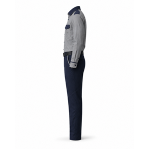 Conjunto de Camisa y Pantalón de Uniforme de Guardia de Seguridad de Manga Larga Gris Marino Personalizado con Cinturón para Personal de Patrulla de Instalaciones, Fabricante Mayorista - Product Image 6