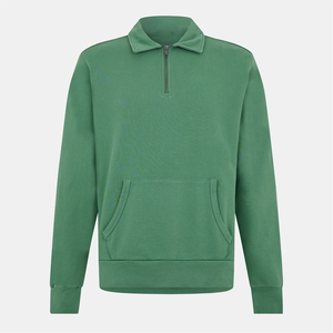 OEM personalizado sudadera con media cremallera Lisa calidad sudadera directo de fábrica de los hombres al por mayor sudadera para Unisex - Product Image 2