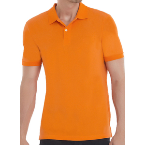 Polos de manga corta de punto profesional disponibles a granel con algodón transpirable Camiseta Polo fabricada por OEM - Product Image 5
