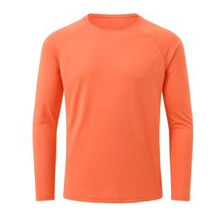 2024 nuevas camisetas de manga larga para hombre, tela de lona de alta calidad, diseño en blanco, varios colores, ropa informal de verano - Product Image 1