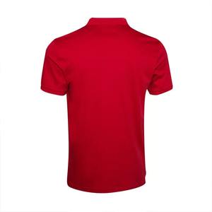 เสื้อโปโลจั๊มเปอร์สำหรับผู้ชายเสื้อออกกำลังกายสีทึบพิมพ์โลโก้แบบกำหนดเอง - Product Image 4