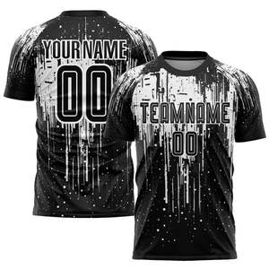 Camiseta de Fútbol Profesional 100% Poliéster Sublimado con Nombre de Equipo Personalizado, Secado Rápido, Uniforme de Fútbol Unisex para Adultos para Clubes y Escuelas - Product Image 2