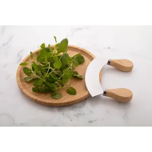 Set per Tagliare le Erbe in Bambù Tabbouleh - Gadget Personalizzato - Product Image 2