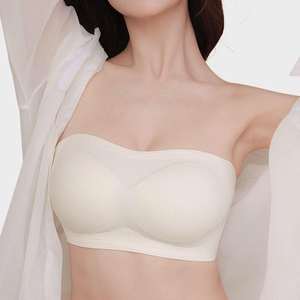 Sujetador sin Costuras Sexy para Mujer, Sujetador Push-Up Inalámbrico con Escote Profundo en V, Suave y Cómodo para Uso Diario, para Pecho Grande - Product Image 3