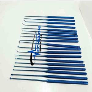 Micro-dissecteur Rhoton, ensemble de 20 pièces, acier inoxydable, instruments de neurochirurgie, machines, source d'alimentation, norme de sécurité MOL - Product Image 5