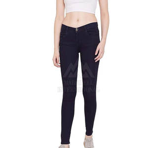 Pantalones Vaqueros de mujer con múltiples bolsillos, ropa de exterior, pantalones vaqueros ligeros para mujer, venta en línea - Product Image 1