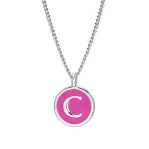สร้อยคอเงินแท้เคลือบโรเดียมลายตัวอักษร Bella Cavo สำหรับเป็นของขวัญ - Product Image 1