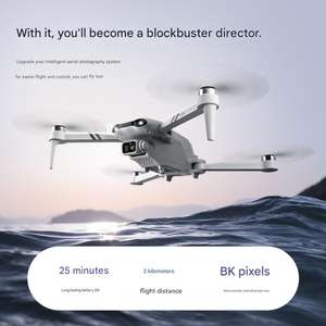 Dron GPS Plegable F10, Fotografía Aérea, Video FHD de 1080p, Tiempo de Vuelo de 21-30 Minutos, Posicionamiento Inteligente Dual Automático - Product Image 4