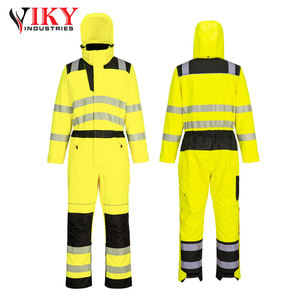 Equipo de Protección Personal, Overol con Bolsillos en el Pecho, Ajuste para Mangas Largas, Ropa de Trabajo de Alta Visibilidad, Traje de una Pieza - Product Image 3