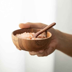 ชามไม้ทำด้วยมือเหมาะสำหรับสลัดผลไม้และของว่างชามเสิร์ฟไม้ธรรมชาติสำหรับบ้านร้านอาหารราคาถูก - Product Image 6